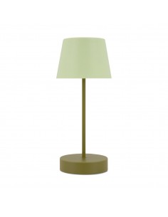 Lampe USB rechargeable portable Oscar Fresh Remember vert olive pour intérieur ou extérieur