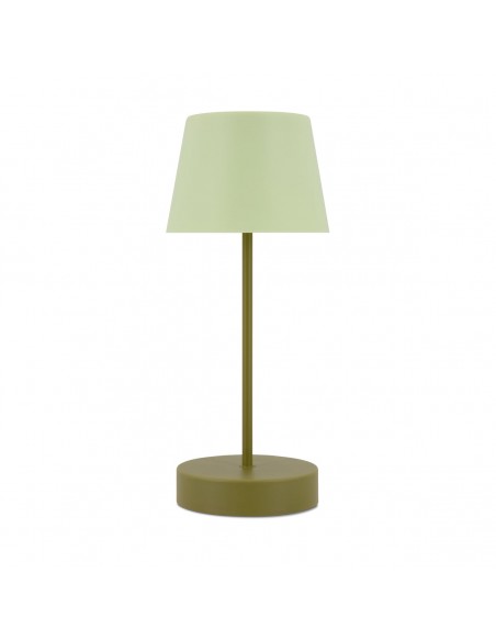 Lampe USB rechargeable portable Oscar Fresh Remember vert olive pour intérieur ou extérieur