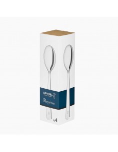 Boite de 4 grandes cuillères à soupe ménagère de couverts de table Perpétue Opinel - modernité design et tradition