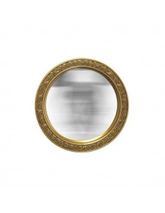 Grand miroir déco rond doré fantaisie 23 cm - Décoratif et pratique