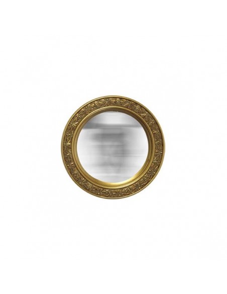 Miroir déco rond doré fantaisie 16 cm - Décoratif et pratique