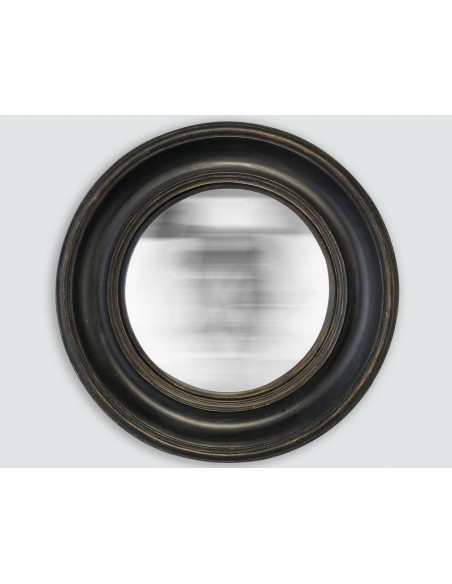 Très beau grand Miroir rond noir déco 26 cm - Décoratif et pratique Très beau grand Miroir rond noir déco 26 cm - Décoratif et pratique