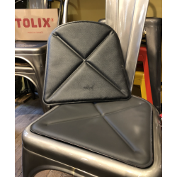 GALETTE Tolix en STAMSKIN® pour chaises modèles A et fauteuil A56 noir.