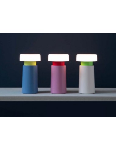 Lampe LED nomade rechargeable Victoria coloris Aqua