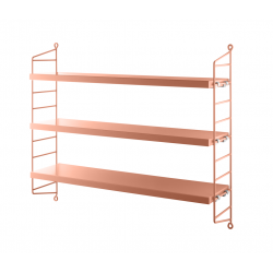 Etagère modulable Pocket String Furniture Copper