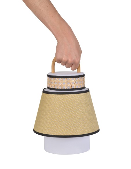 Lampe baladeuse Singapour Outdoor Market set - rechargeable USB à poser - coloris miel (Honey)