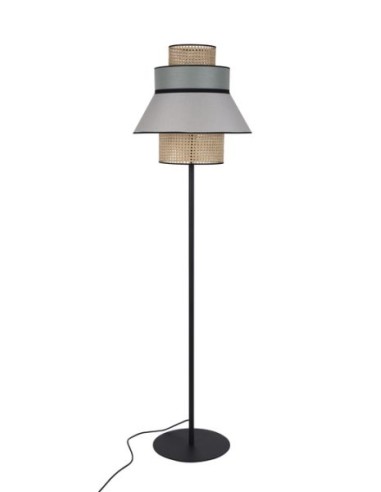 Lampadaire Singapour Outdoor Market set coloris sand/algae finition sablée vernis marin