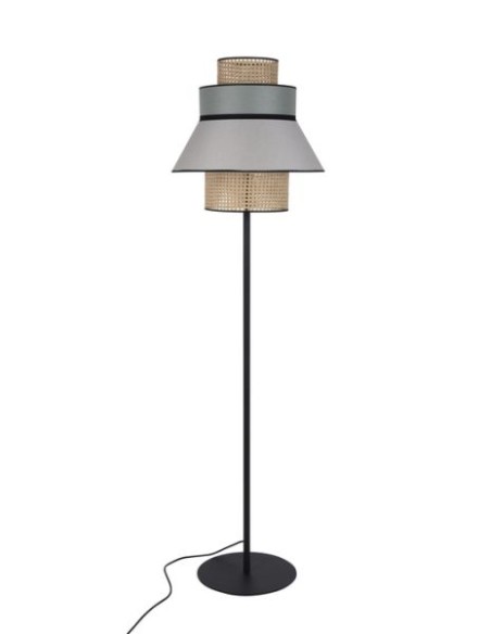 Lampadaire Singapour Outdoor Market set coloris sand/algae finition sablée vernis marin