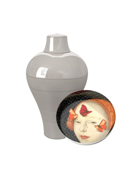 Service de vaisselle empilable vase Ibride Ming Lin Muse - pour 4 personnes