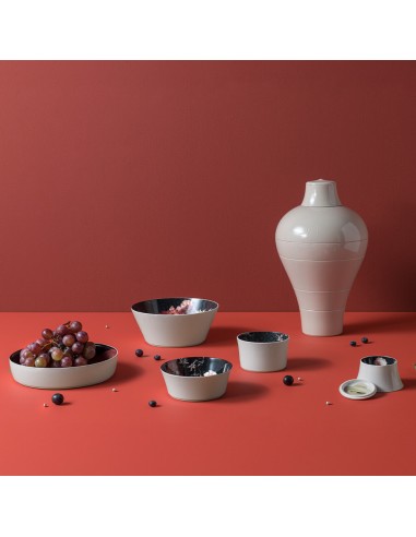 Service de vaisselle empilable vase Ibride Ming Lin Muse - pour 4 personnes