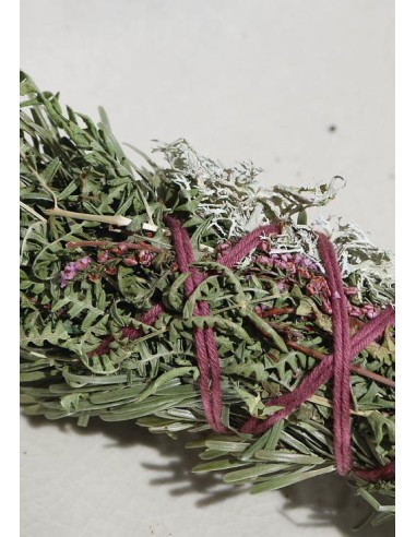 Bouquet du Hérisson Totem Nature - Encens naturel - Abiès, Fougère aigle, Bruyère, Lichen pour fumigation intérieure