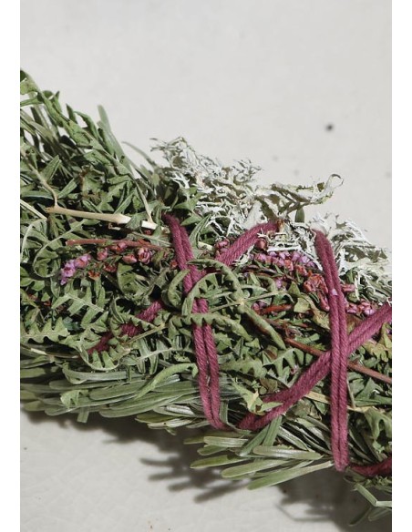 Bouquet du Hérisson Totem Nature - Encens naturel - Abiès, Fougère aigle, Bruyère, Lichen pour fumigation intérieure