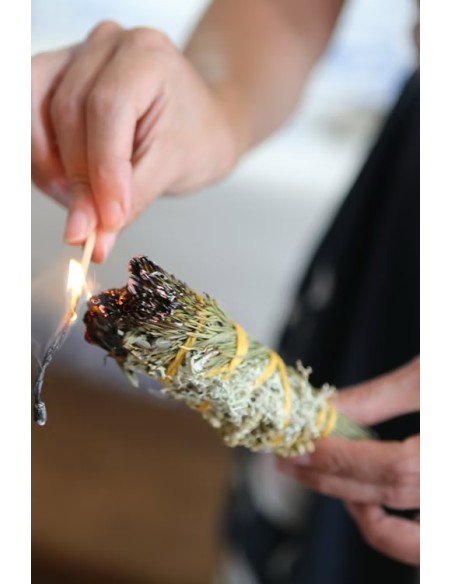 Boite d'allumettes bouquet Cerf - Totem Nature pour allumer votre encens naturel de fumigation