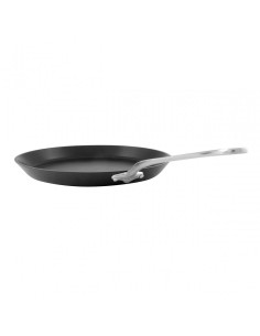 Poêle à crêpes Mauviel en aluminium anodisé noir collection M'STONE 3 de 30cm de diamètre