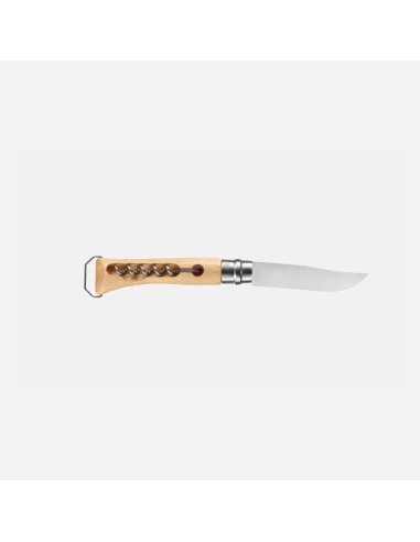 Couteau Opinel double usage Tire-Bouchon et Décapsuleur n°10