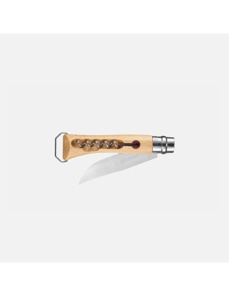 Couteau Opinel double usage Tire-Bouchon et Décapsuleur n°10