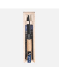 Couteau Opinel N°08 Chêne Black - lame noir mat 2