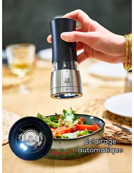 Peugeot Moulin à poivre électrique Daman u'Select 16 cm en aluminium