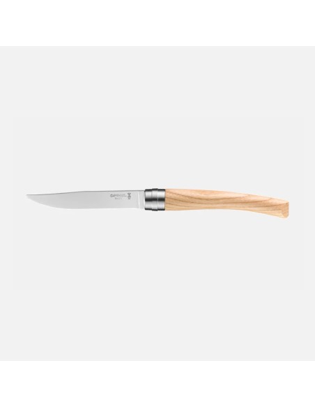 Coffret Table Chic Frêne Opinel - service de 4 couteaux à la silhouette élégante, classique et moderne