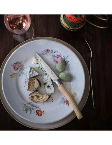 Coffret Table Chic Frêne Opinel - service de 4 couteaux à la silhouette élégante, classique et moderne