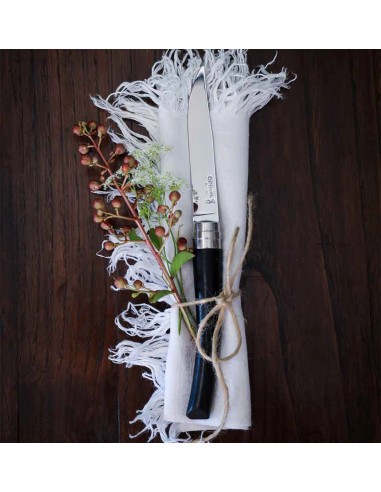 Coffret Opinel Table Chic 4 couteaux ébène - classique et moderne - silhouette élégante