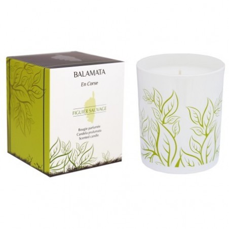 Bougie parfumée FIGUIER SAUVAGE 190g Balamata En corse
