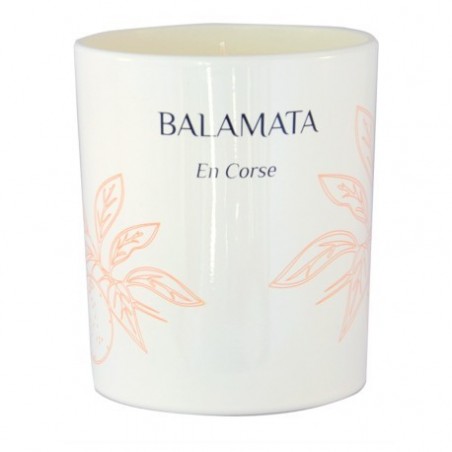 Bougie parfumée Douce Clémentine 190g Balamata En corse