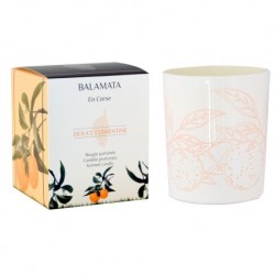 Bougie parfumée Douce Clémentine 200g Balamata En corse