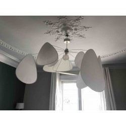 Suspension XL SCREEN Murano blanche Market Set 2