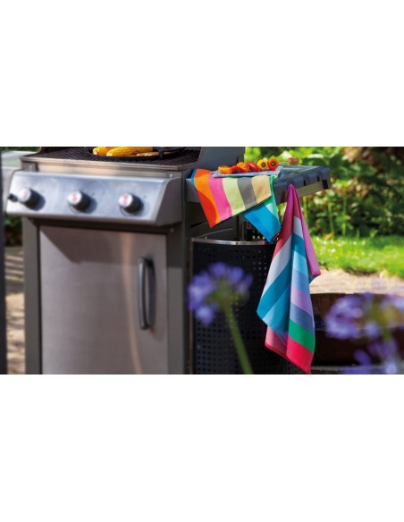 Torchons de vaisselle à rayures verticales