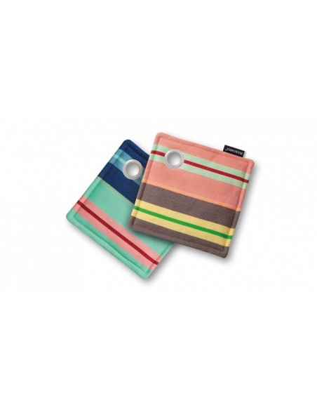 Maniques de cuisine à rayures