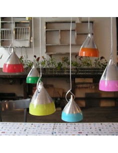 Lampe Cornette Tsé Tsé Design suspension aluminium et couleur