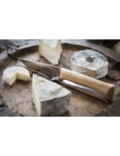 Coffret Fromage Opinel couteau manche en hêtre et fourchette inoxydable