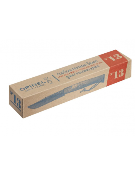 Couteau Opinel géant N°13 Inox lampe de 22cm