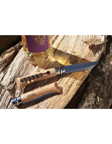 Couteau Opinel double usage tire bouchon n°10 picnic