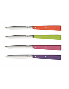 Coffret Opinel de 4 couteaux de table N°125 Bon Appétit Pop