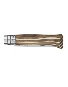 Coffret couteau Opinel N°8 Bouleau lamellé Brun 2