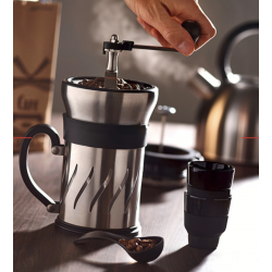 Moulin à café et cafetière 2 en 1 Peugeot Paris Press à piston 2