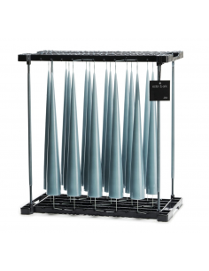 Bougie Ester et Erik Cierge Conique Keglelys 34cm - Bleu