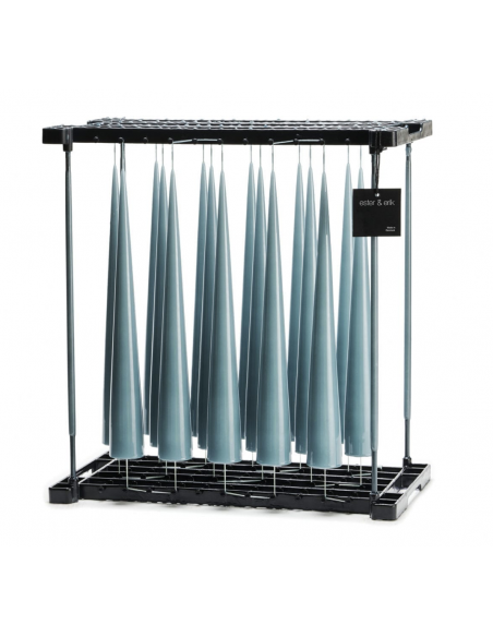 Bougie Ester et Erik Cierge Conique Keglelys 34cm - Bleu