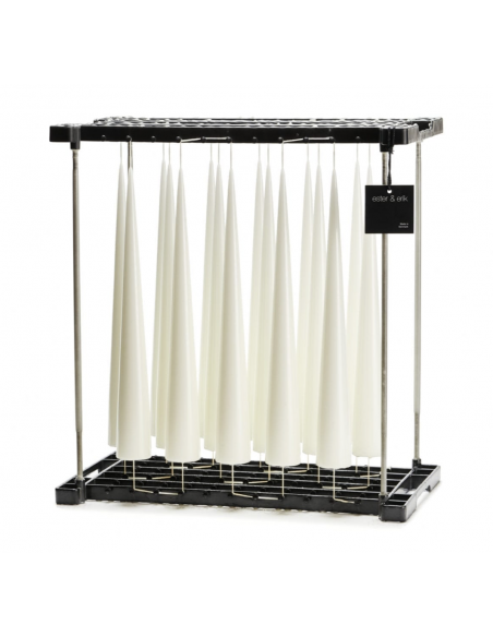 Bougie Ester et Erik Cierge Conique Keglelys 34cm - Crème Bougie Ester et Erik Cierge Conique Keglelys 34cm - Crème