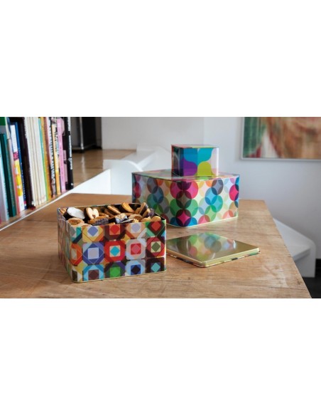 Moyenne Boîte de Rangement en Métal Fiesta