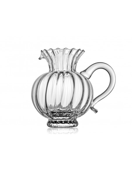 Carafe en Verre Boule Cannelé