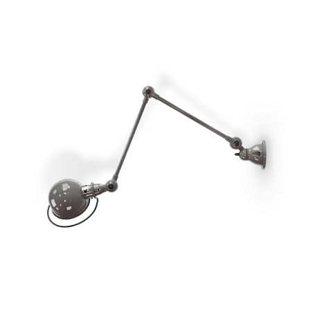 Applique murale Loft Jieldé D4401 métal brossé brillant verni.