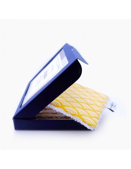 Coffret de 6 carrés démaquillants lavables en coton Bio Cité d’Or