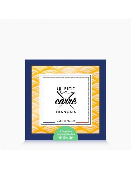 Coffret de 6 carrés démaquillants lavables en coton Bio Cité d’Or