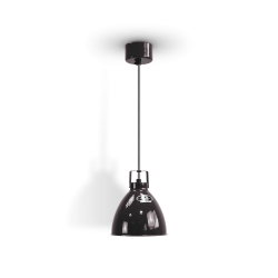 Suspension Jieldé Augustin A160 noir brillant intérieur or fil doré