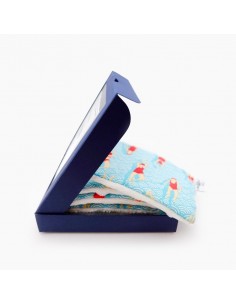 Coffret de 6 Lingettes Démaquillantes Lavables Les Baigneuses 2