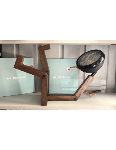 Mr Wattson lampe de table bois foncé noir MAT - Piffany Copenhagen