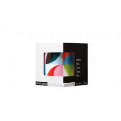 Mug Solena multicolore en porcelaine fine 2